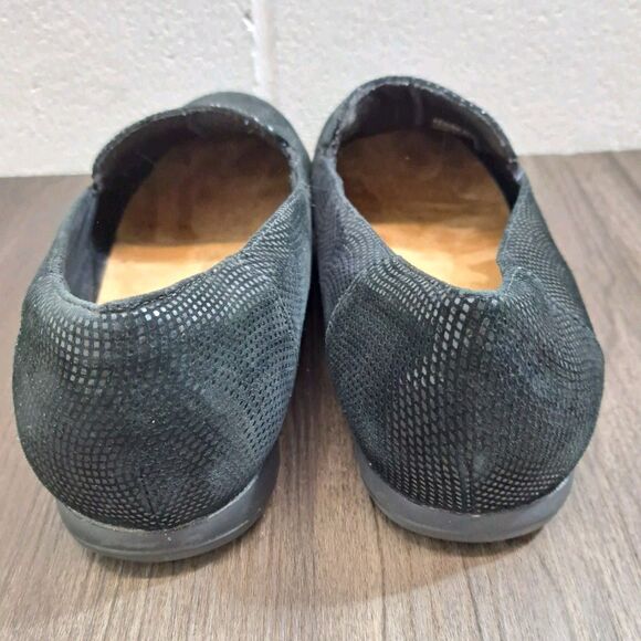 Trotters Deanna Casual Loafer. Sparkly Black FLAT Shoes Women's Size 9.5 Wide - Picture 4 of 8